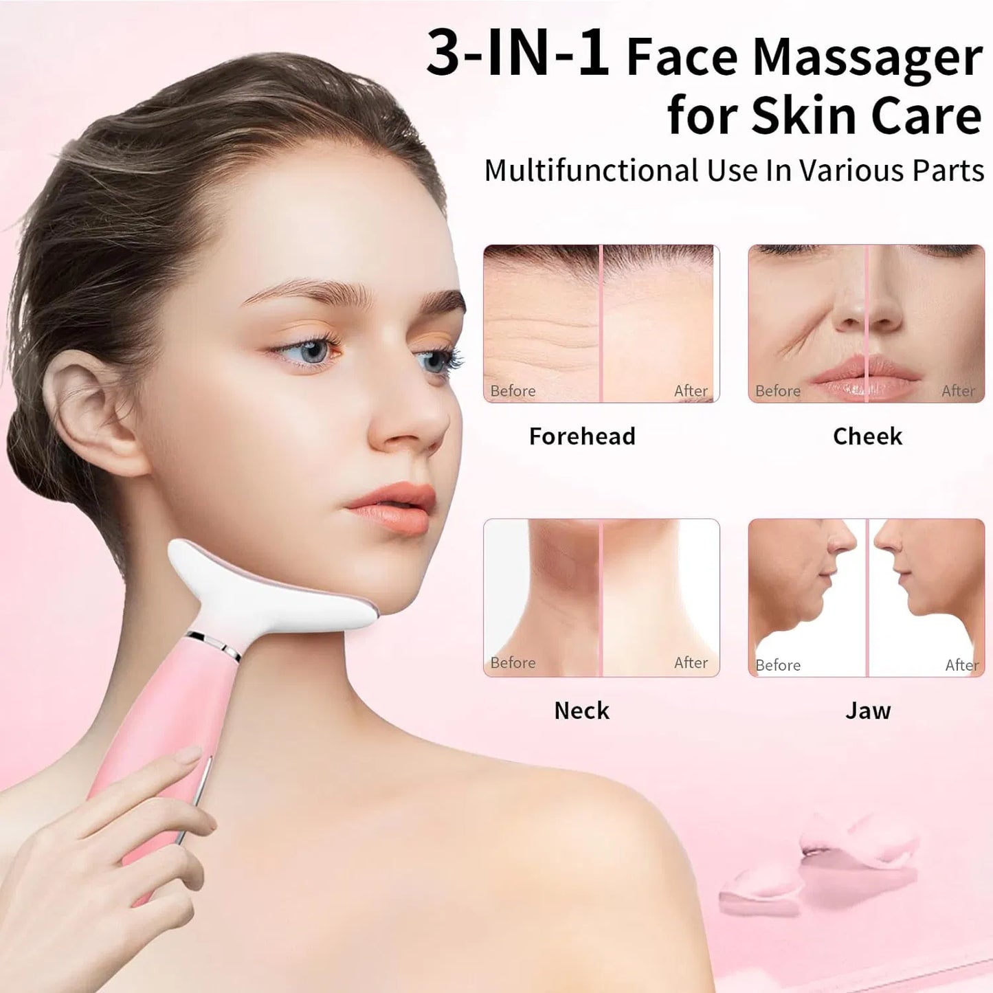 Neck & Face Lift Massager – Skin Tightening & Anti-Aging Tool
